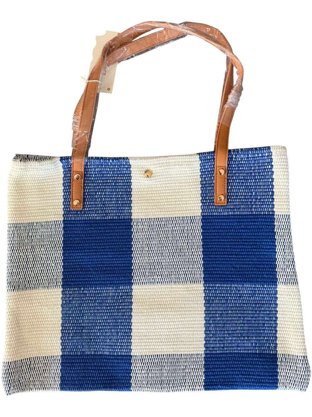 3 Woven Patterned Tote Bags New Cloth Woven Snap Closure - Multi Patterns - Picture 5 of 10